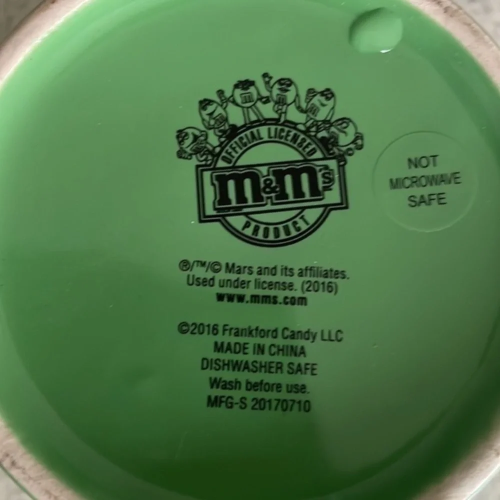 M&M's Green 2016 Collectors mug